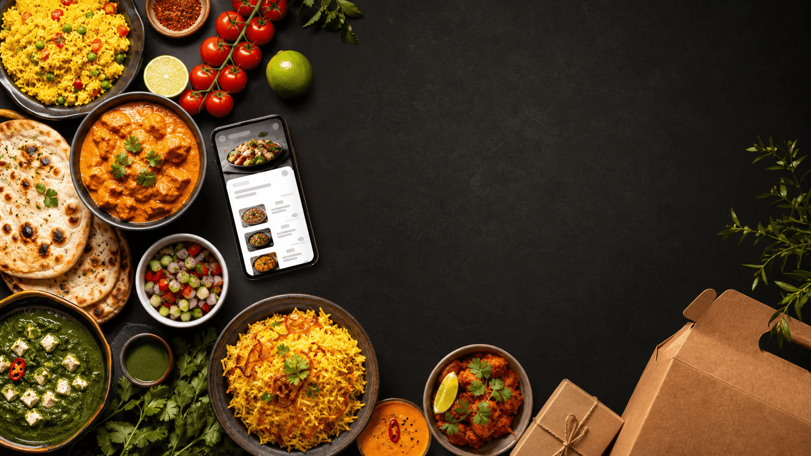 South Indian food wallpaper background